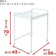 ズボンハンガー　ラック　クローゼットの画像