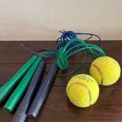 縄跳びの縄➕テニスボール🎾