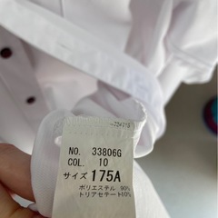 No.1162B5 鳥取城北高校　カッターシャツ　半袖　175Aサイズの画像