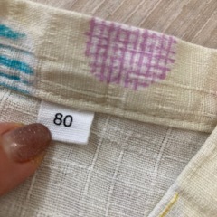 ベビー　甚平ロンパース　80の画像