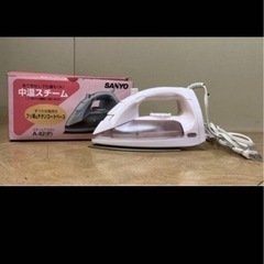 SANYO  スチームアイロン A-82(P)中温スチーム フッ...