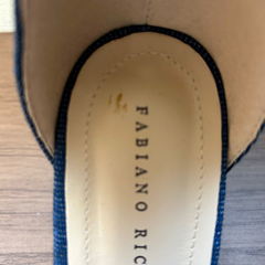 新品　Fabiano Ricco 刺繍　サンダル　40 24.5cmの画像