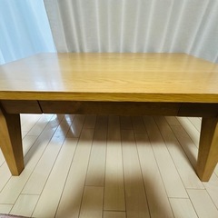 【美品】引き出し付ローテーブル　座卓