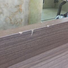 ニトリ シングルベッド【NスリープCH3】マットレス付き 引き出し4杯 コンセント付き ブラウン  ☆ 札幌市 北区 屯田 