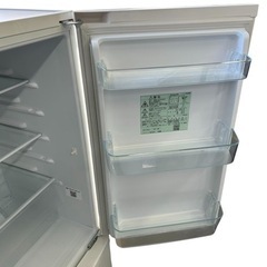 【美品】パナソニック Panasonic 冷蔵庫 2021年製 ホワイト 2ドア NR-B17DWの画像