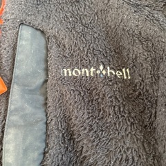 ファスナー不具合あり　モンベルフリース130cmの画像