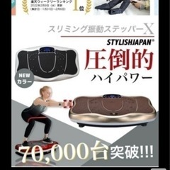 お値下げ❗️スタイリッシュジャパン スリミング振動ステッパーの画像