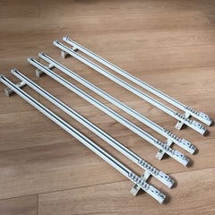 TOSO カーテンレール ダブル 73cm 3本
