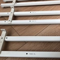 TOSO カーテンレール ダブル 73cm 3本の画像