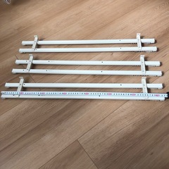 TOSO カーテンレール ダブル 73cm 3本の画像