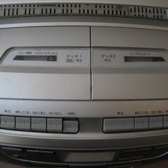 ★Panasonic  RX-DT36 　CD　ダブルカセット　　２００９年製の画像