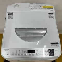 ‼️SALE‼️★シャープ★2021年製 全自動洗濯機5.5kgの画像