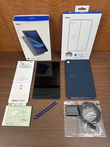 【塩尻市引き取り限定】 NEC LAVIE Tab T8 PC-T0855GAS 8HD2 タブレットカバー付