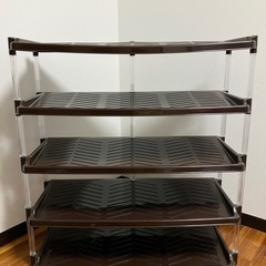 5段シューズラック