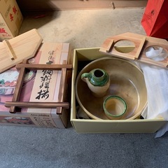 【週末引取限定】【未使用】土鍋セット　1人〜２人用の画像
