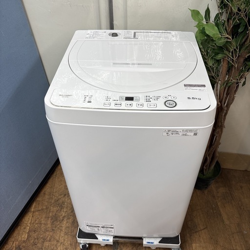 I361 ? 大決算セール特別価格！ 2023年製の高年式♪ SHARP 洗濯機 （5.5㎏） ⭐ 動作確認済 ⭐ クリーニング済