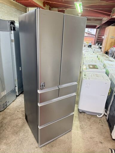 【美品】大阪送料無料★3か月保障付き★冷蔵庫★日立★6ドア★2022年★R-H54T(S)★R-592
