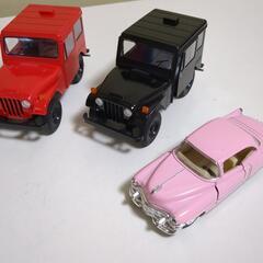 Jeep，キャデラック　ミニカー　KiNSMART　