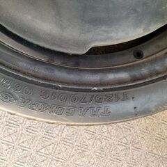 テンパータイヤT125R70D16　96Mの画像