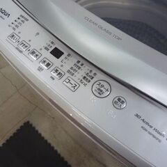 高年式! AQUA 6.0kg 全自動洗濯機 AQW-S6PBK フロストシルバー 2024年製 取扱説明書付き アクア 洗濯機 新生活 札幌市東区 新道東店の画像