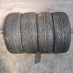 165/35R17　アルミ　タイヤ4本セット　No.165 　ホイール1本歪み大の画像