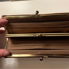 がま口長革財布の画像