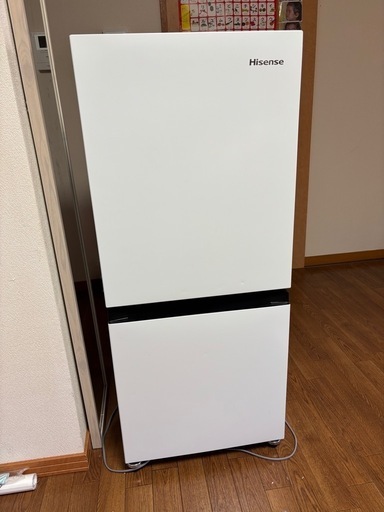 ハイセンス2ドア冷蔵庫135L　2023年製