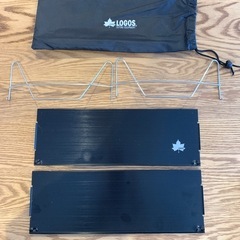 LOGOS ソロテーブル  ブラック の画像