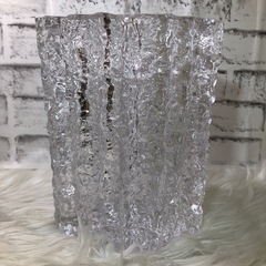 カガミクリスタル ひし形 花瓶の画像