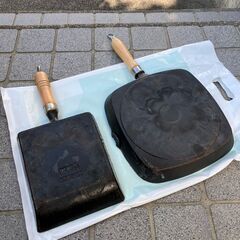 南部鉄器 岩鋳 玉子焼(小)(木柄付)