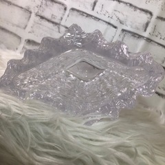 カガミクリスタル ひし形 花瓶の画像