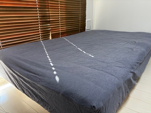 【超美品】無印 脚付マットレス セミダブルベッド