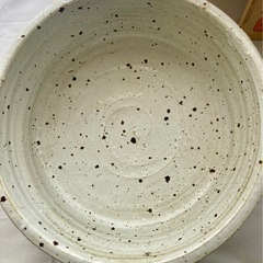 【生け花】花器　白釉盤の画像