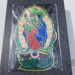 🔶新品未使用/ラットフィンクRATFINK⑥ブリキ看板20cm×30cmの画像