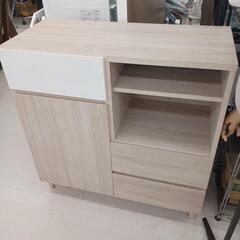 ★ジモティー割あり★リビングボード　WH　 高さ(H)90cm×...