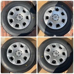 ハイエース　タイヤホイール　新車外し　ブリヂストンの画像