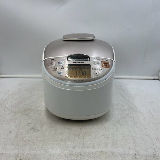 【❗️✨️ふっくら炊き上げ✨️❗️】HITACHI 炊飯器 5.5合炊き RZ-TS103M 2020年製多機能・お手入れ簡単✨️IH加熱＆エコ炊飯モード付き❗️
