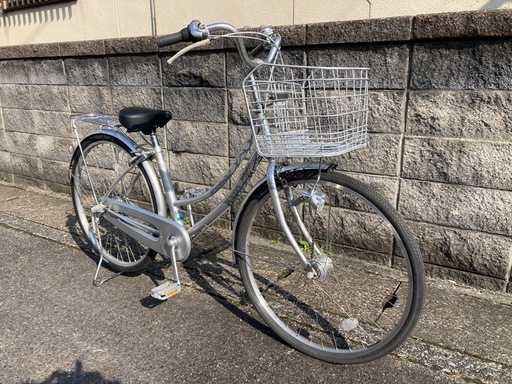 【26インチ自転車】美品❗️内装3段変速　LEDオートライト付　ブリヂストン製タイヤ使用❗️若林自転車　膳所店　SALE中❗️