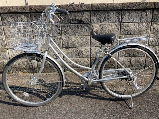 【26インチ自転車】美品❗️内装3段変速　LEDオートライト付　ブリヂストン製タイヤ使用❗️若林自転車　膳所店　SALE中❗️