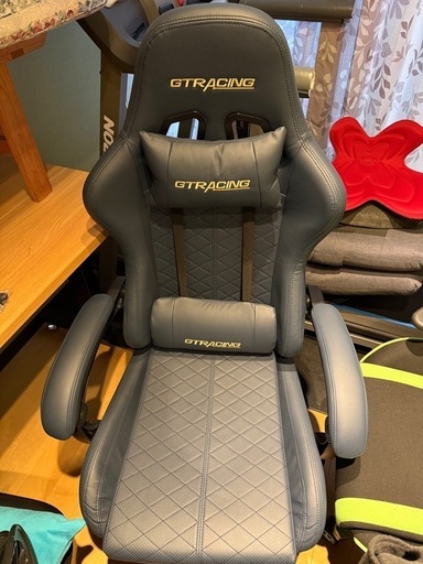 超美品　ゲーミングチェア　チェア　ゲーム　レザー　椅子