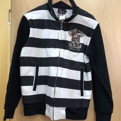 VANSON　TFOA　ボーダージャケット　Ｌサイズ　ブラック/...