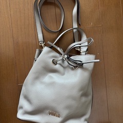 値下げしました！FURLA 2way グレー鞄 