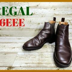 REGAL リーガル サイドゴアブーツ 26EEE 26cm ダ...