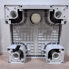 [美品]ドラム式洗濯機対応の洗濯機防水パン カラー/スノーホワイト　SINANEN（シナネン） USB-6464SNWの画像