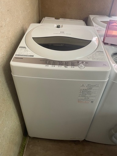 21年製　TOSHIBA 洗濯機　5k AW-5G9 ST