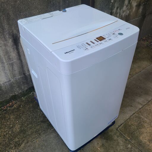 Hisense 洗濯機 4.5kg 　 HW-E4503　2021年製　槽洗浄　風乾燥