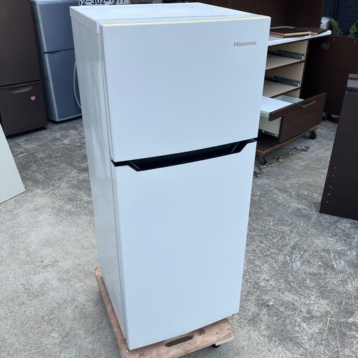 動作ok 冷蔵庫　家電 ホワイト　白　ハイセンス　Hisense