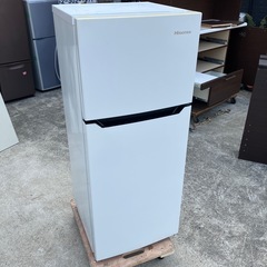 動作ok 冷蔵庫　家電 ホワイト　白　ハイセンス　Hisenseの画像