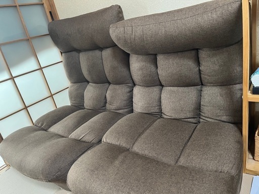 お話中☆ニトリ　座椅子美品２つセット