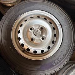 【決まりました】タイヤ 鉄ホイール4本セット